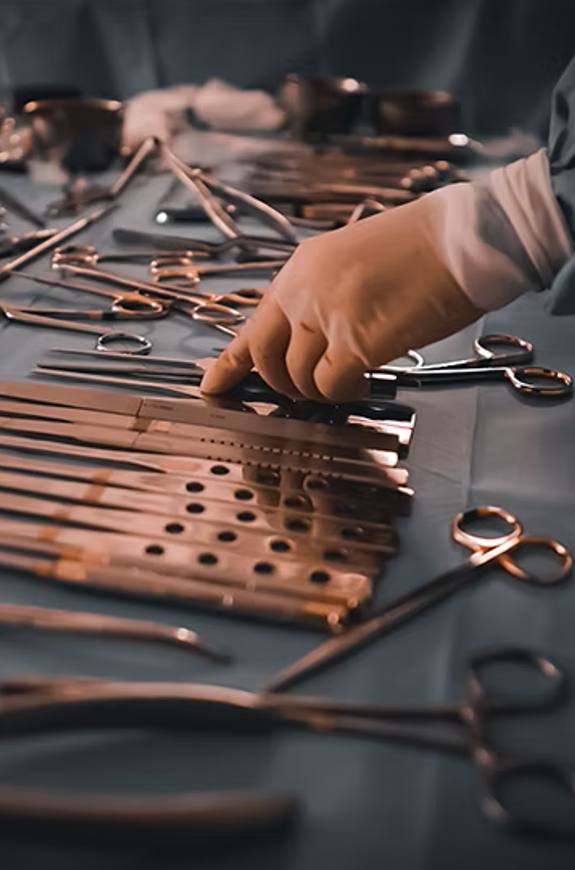Instrumental de rinoplastia estruturada